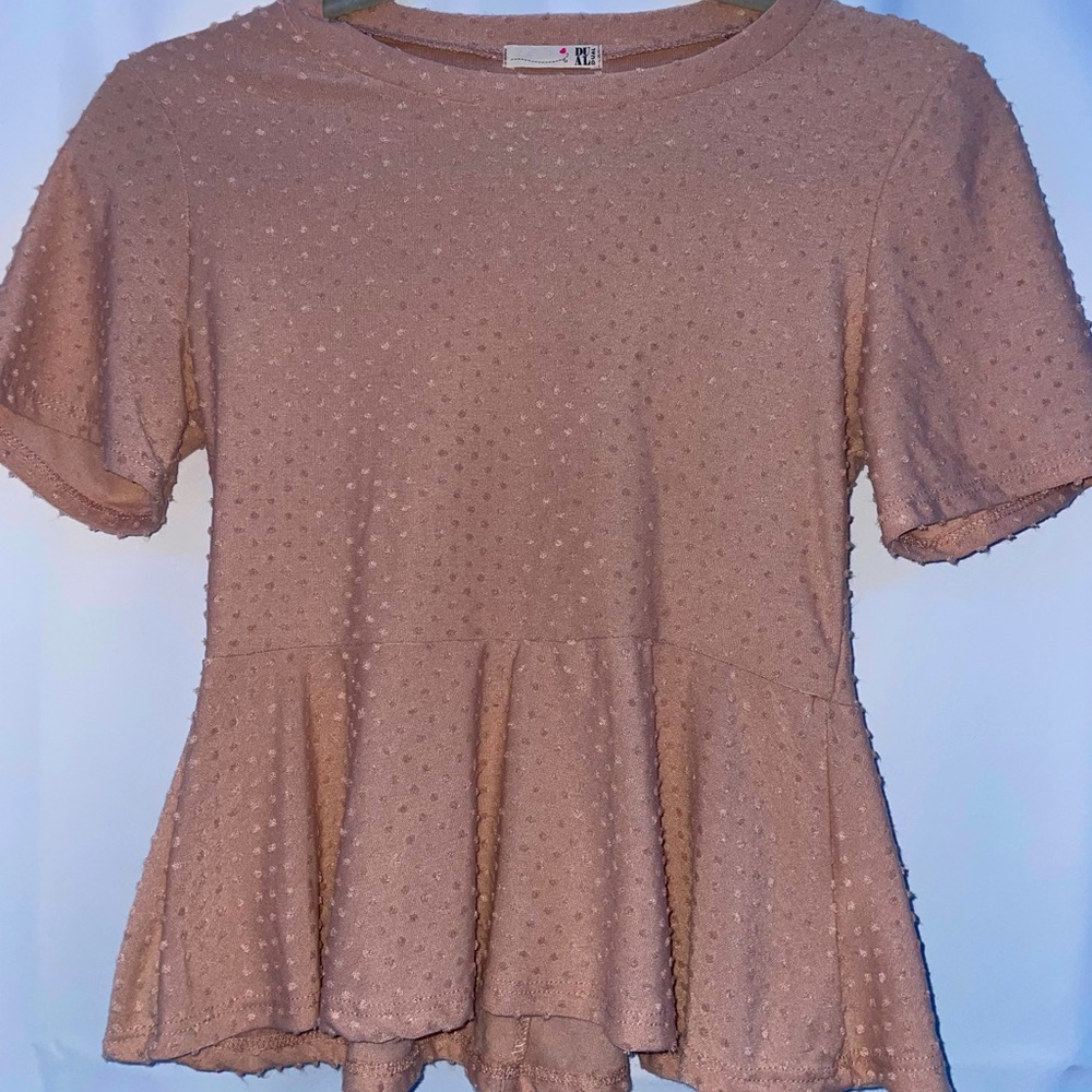 Blush pink blouse